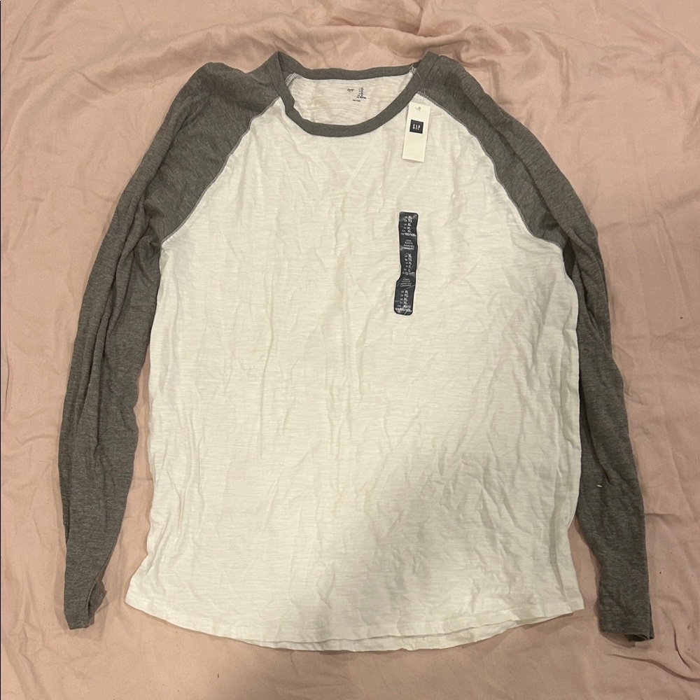 GAP Men's Two-Tone Long Sleeve Shirt